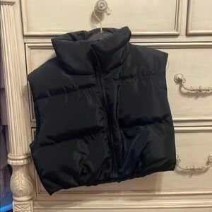 Black Puffer Vest